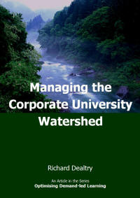 managing the corporate university watershed managing the corporate university watershed